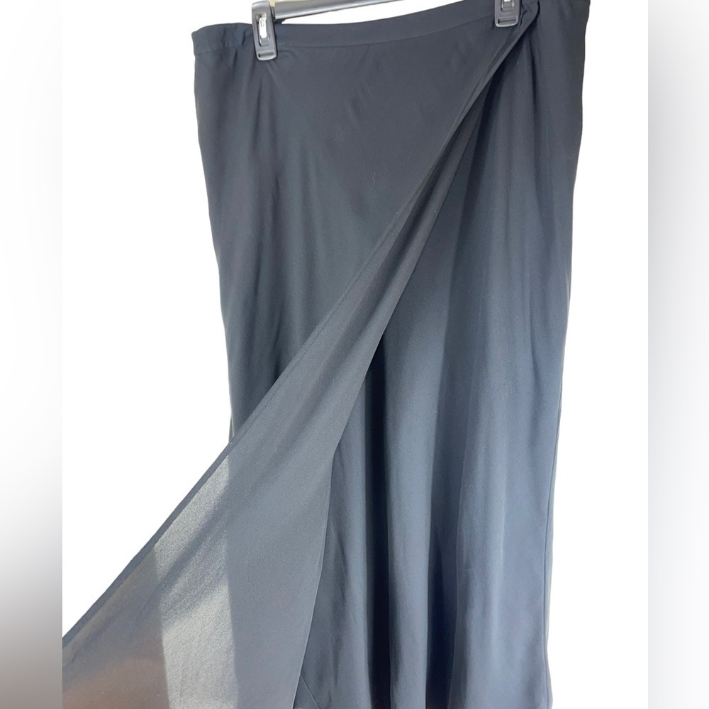 INC International Concepts silk wrap skirt. Size 16W EUC #C2279 - Picture 5 of 6